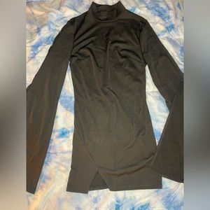 Little Black Slit Dress